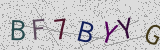 Défi visuel du captcha